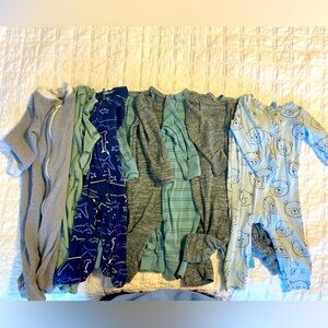 Bundle of 8 Baby Boy One Pieces 6-9months